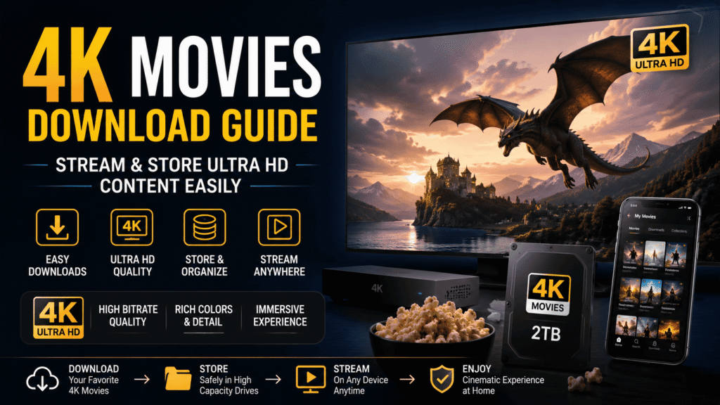 4K Movies Download Guide | Stream & Store Ultra HD Content Easily