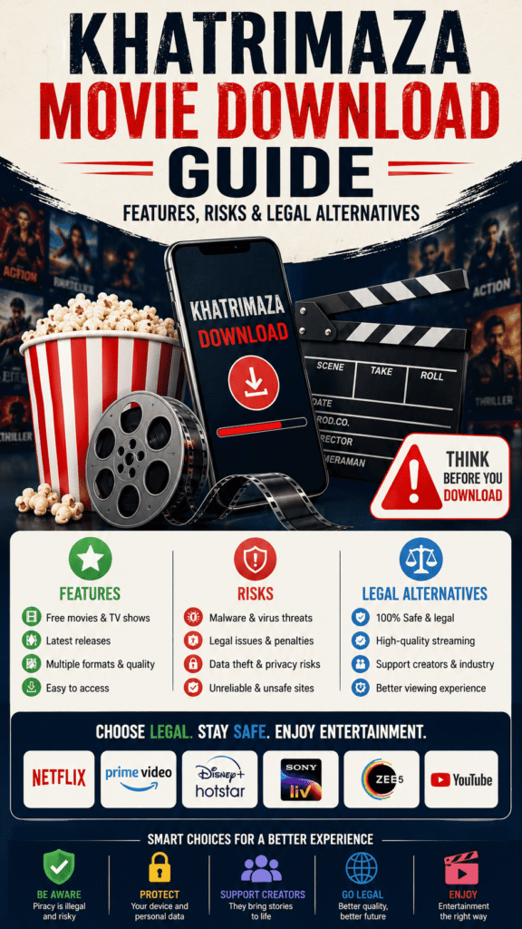 Khatrimaza Movie Download Guide | Features, Risks & Legal Alternatives