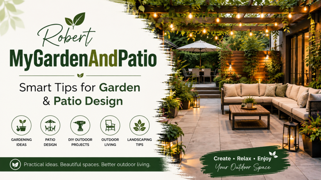 Robert MyGardenAndPatio | Smart Tips for Garden & Patio Design