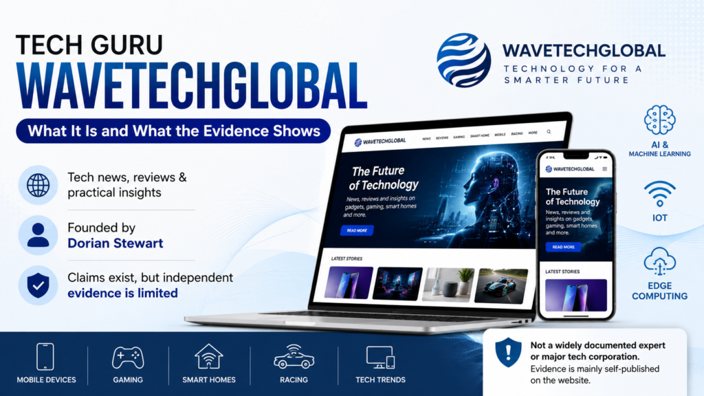 Tech Guru WaveTechGlobal | What It Is and What the Evidence Shows